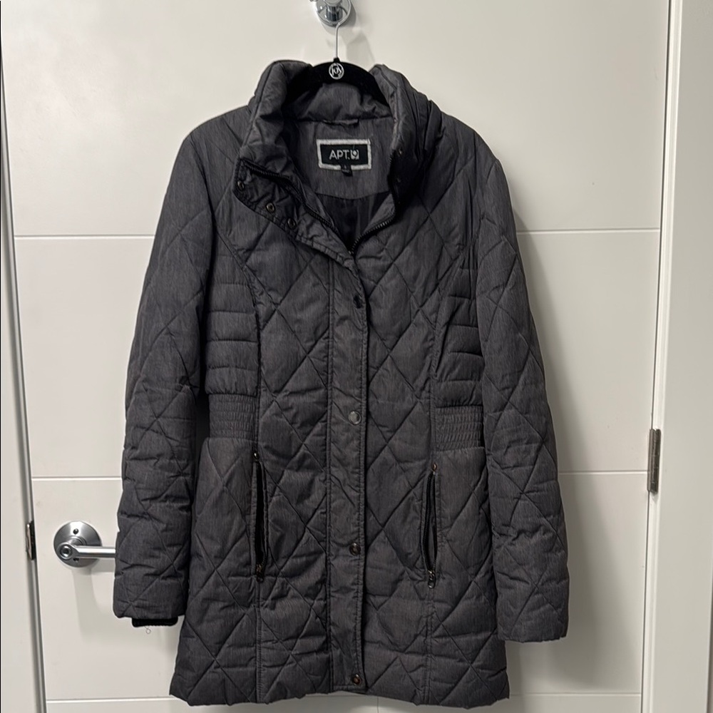Apt. 9 Women's Black Quilted Jacket